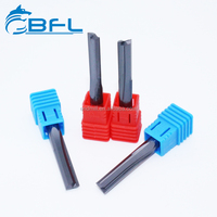 BFL-fresa de carburo de tungsteno para madera, herramienta de corte recto con revestimiento de carburo para 2 flauta