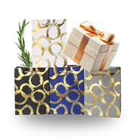 Caja de Regalo Navideña Hecha a Mano con Logotipo Personalizado, Papel de Arte, Impresión Offset en Algodón, Colores Personalizados, Tamaño Personalizado, Bolsa de Papel a Juego - Global