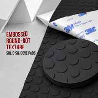 Coussin en silicone noir auto-adhésif découpé sur mesure, idéal pour les joints d'étanchéité électriques