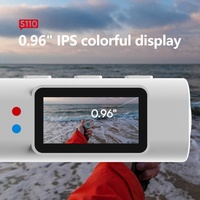 Caméra numérique miniature S110, haute définition, sans fil, écran IPS 4K, pour moto, action, randonnée, voyage