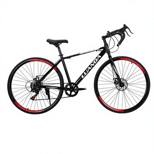 <span class=keywords><strong>Vélo</strong></span> de course sur <span class=keywords><strong>route</strong></span> unisexe 7 vitesses, cadre en acier, freins à disque, léger, personnalisable avec logo, idéal pour la ville – Meilleures ventes - Product Image 4