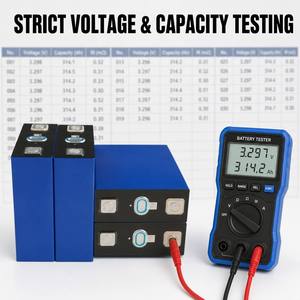Batterie au lithium fer phosphate rechargeable de qualité supérieure 3,2 V 100 Ah 150 Ah 300 Ah 314 Ah pour camping-car, marine, maison, stockage d'énergie solaire - Product Image 4
