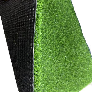 Gazon artificiel bicolore en PE de 15 mm pour terrain de gateball, terrain de sport, usage intérieur, surface de <span class=keywords><strong>pelouse</strong></span> réaliste, roulement de balle constant - Product Image 5