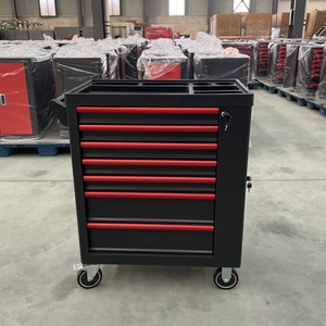 <span class=keywords><strong>Chariot</strong></span> à outils robuste à 7 tiroirs <span class=keywords><strong>pour</strong></span> atelier, <span class=keywords><strong>garage</strong></span> et réparation automobile, avec <span class=keywords><strong>porte</strong></span> latérale - Product Image 6