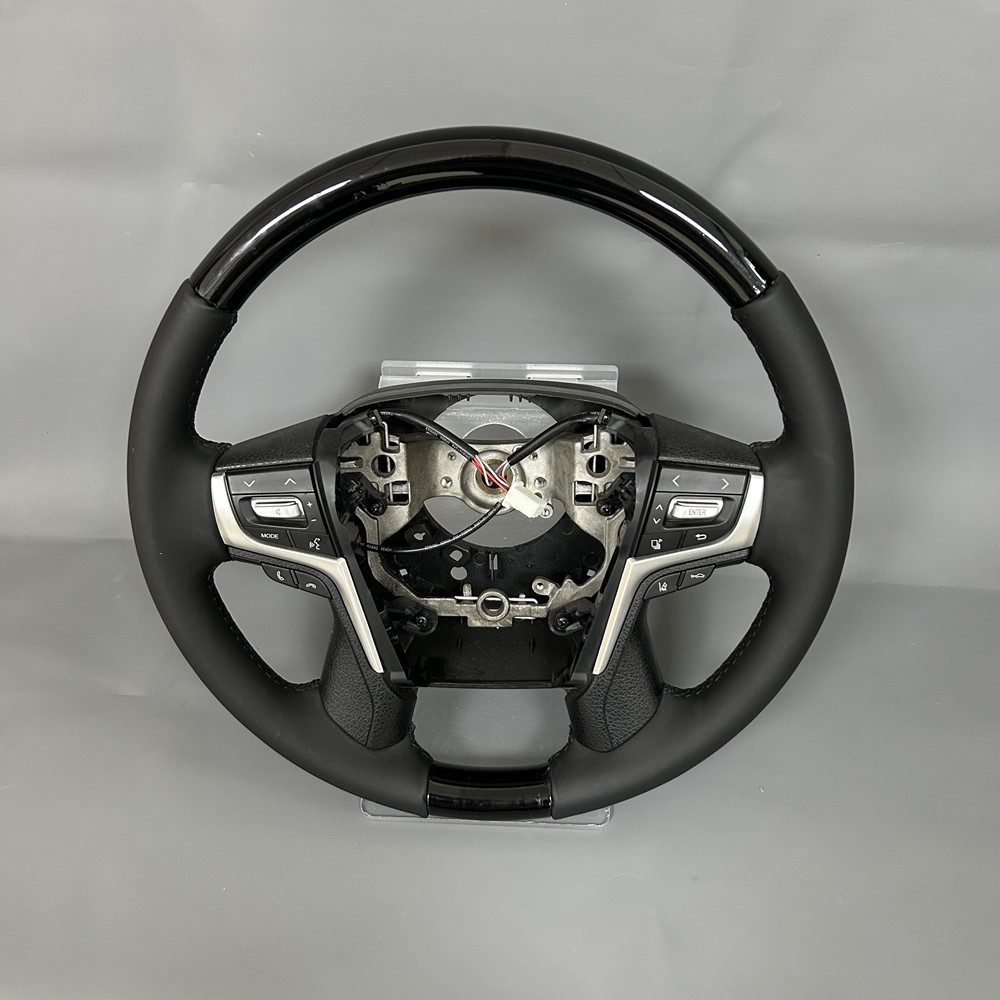 Assembly Complete Peach Wood Steering Wheel (Toyota Fitment), photo 5