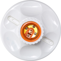 Lampe suspendue à douille ronde E27 personnalisée avec support de lampe spécial à économie d'énergie Matériau PP Base à vis de tension 250v