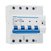Disjoncteurs miniatures Chint NB2-80ZT neufs d'origine Chine, MCB 3P+N 63 ampères 32A AC intelligents