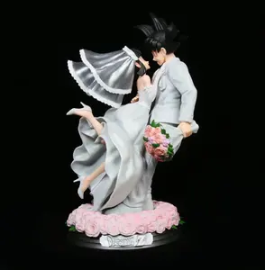 Drag-on Ball Z Son Goku & Chichi Wedding Ver. Complete Figure Excellent Model toy