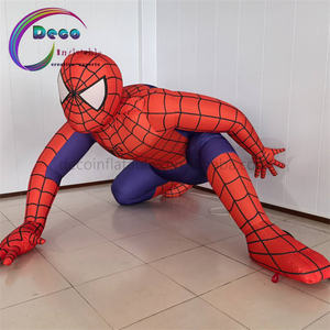 Publicité extérieure, figurines gonflables <span class=keywords><strong>Spiderman</strong></span>, modèle de taille de super-héros, statue pour la promotion - Product Image 5