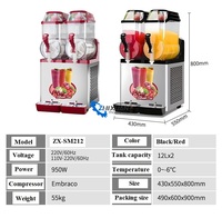 Machine à Granité Commerciale de Haute Qualité pour Boissons Glacées, Slush Maker Mini Machine à Slush
