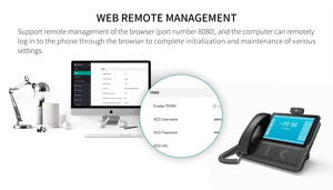 Téléphone intelligent DLNA, téléphone IP <span class=keywords><strong>VOIP</strong></span>, visioconférence sans fil, téléphone réseau de bureau, hôtel, bureau, hôpital, réunion d'affaires - Product Image 4
