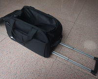 Sac de voyage Andante à 2 roues, bagage à roulettes durable de 15 pouces avec roues de patins à roulettes, sac de voyage à poignée à bouton-poussoir