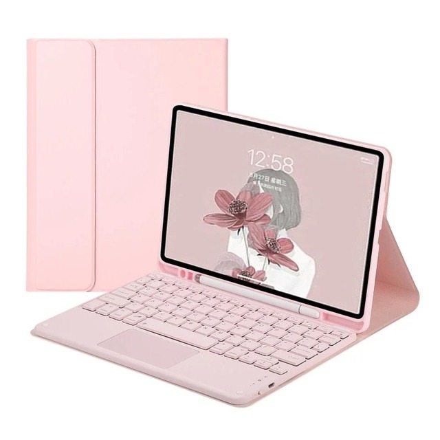 iPad 10th Gen Touchpad Keyboard Case Pro 11 2024 Air 6 5 4 10.9 Inch 10.2 7 8 9th Air 3 Pro Foldable Smart Cover Made in China