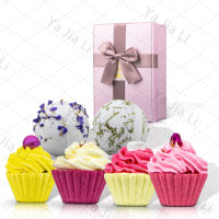 Personnalisé naturel merveilleux Fizz hydratation de la peau Fizzies macarons bombe de bain bulle Donut Fizzy bombes de bain