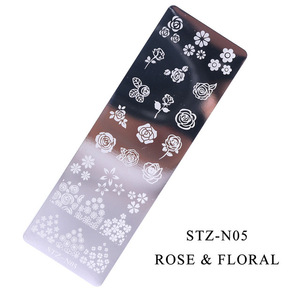 BIN vente chaude papillon fleur feuille flocon de neige estampage plaques <span class=keywords><strong>ongles</strong></span> timbre <span class=keywords><strong>modèle</strong></span> bricolage acier inoxydable Nail Art modèles - Product Image 4
