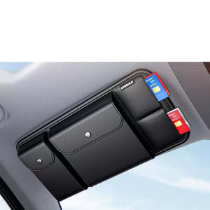 กระเป๋าหนังเก็บม่านบังแดดด้านหน้ารถสำหรับ <span class=keywords><strong>Volvo</strong></span> X40 2012 2013 2014 2015 2016 2017 2019 2018 - Product Image 3