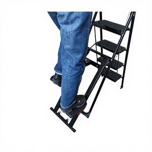<span class=keywords><strong>Escalera</strong></span> Plegable de Acero Moderna para el Hogar, Función de Escalón, Máquina de Ejercicio de Resistencia, Cardio Climber, Capacidad de 300 Libras - Product Image 6