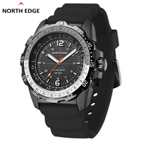 Jam Tangan Pria North Edge Evoque 2 Tahan Air Pengisian Daya Tenaga Surya Energi Kinetik Bercahaya Daya Tahan Lama