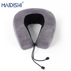 MAIDISHI WJ-162 Traagschuim Geweven U-vormig Oogmasker Nekkussen Draagbaar Massage Slaapmasker Hotel - Product Image 3