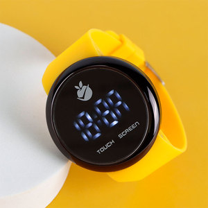 2024 fabbrica bagliore maschio e femmina studenti <span class=keywords><strong>bambini</strong></span> orologio sportivo Versatile sport digitale circolare orologio elettronico a LED - Product Image 4