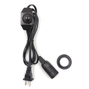 Enchufe <span class=keywords><strong>de</strong></span> <span class=keywords><strong>Cable</strong></span> ABS al por Mayor <span class=keywords><strong>de</strong></span> Fábrica, Enchufe Plano con Orificio <span class=keywords><strong>de</strong></span> Calibre Estadounidense, Interruptor <span class=keywords><strong>de</strong></span> Atenuación <span class=keywords><strong>de</strong></span> 110v, Portalámparas E12 <span class=keywords><strong>de</strong></span> Dientes Completos, Anillo Simple o Doble - Product Image 2