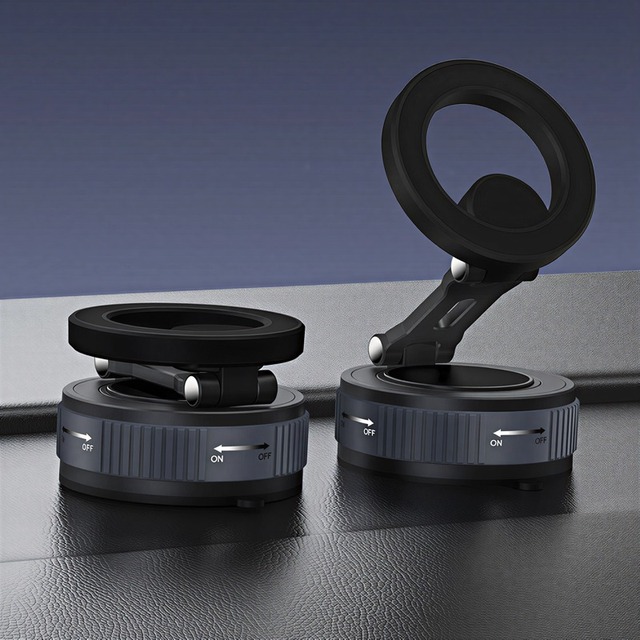 2026 Hot Sale 360 Degree Rotation Super Strong Foldable Metal Magnetic Suction Universal Car Mobile Phone Holder for Magsafe