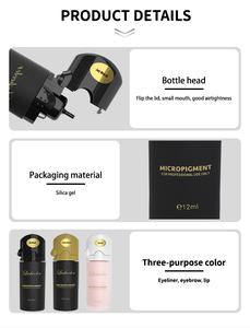 Naturaless Lushcolor 34 couleurs semi-crè<span class=keywords><strong>me</strong></span> Pigments sourcils lèvres maquillage permanent pigment Encre de tatouage microblading perma blend pigment - Product Image 5