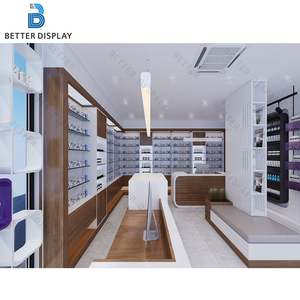 Vitrine <span class=keywords><strong>de</strong></span> présentation <span class=keywords><strong>de</strong></span> cosmétiques haut <span class=keywords><strong>de</strong></span> gamme, boutique <span class=keywords><strong>de</strong></span> beauté, salon <span class=keywords><strong>de</strong></span> beauté, présentoir <span class=keywords><strong>de</strong></span> <span class=keywords><strong>fond</strong></span>, étagère <span class=keywords><strong>de</strong></span> présentation à vendre - Product Image 1