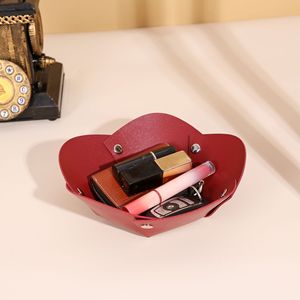 Organizador de Escritorio Plegable Ecológico, Color Blanco Hueso, Bandeja de Almacenamiento de Cosméticos para Maquillaje, Joyería y Artículos Pequeños, 58g, Hecho en Guangzhou - Product Image 5