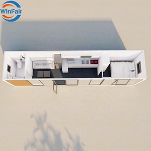 WinFair Maison modulaire préfabriquée complète <span class=keywords><strong>de</strong></span> 2 lits, Apple Cabin, prête pour le bain, 40 pieds au <span class=keywords><strong>Mexique</strong></span> pour les fournisseurs <span class=keywords><strong>de</strong></span> voyages - Product Image 1