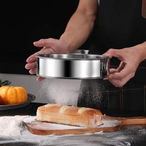 ตะแกรงร่อน<span class=keywords><strong>แป้ง</strong></span>สแตนเลสทรงกลม ตาข่ายละเอียด ปลอดสาร BPA ใช้กับเครื่องล้างจานได้ ใช้กับเตาอบได้ สำหรับการอบและร่อน<span class=keywords><strong>แป้ง</strong></span> - Product Image 5