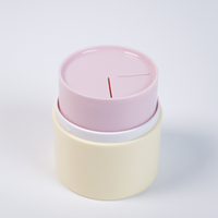 Emballages cosmétiques de luxe en plastique en gros, pots de déodorant rotatifs de 50 ml, couleur personnalisée, logo sur mesure pour démaquillant visage et corps