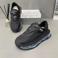 Chaussures de sport décontractées pour hommes, style européen 2026, respirantes, à semelle épaisse, baskets 'Dad' avec coussin d'air, à enfiler, tendance automne