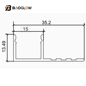 2025 Factory Price 15*15 Customized Lace Drywall Ceiling Led Aluminum Led Profile Led Strip Plaster Gypsum Board Ceilings - Product Image 5