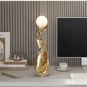 Simple, moderno, arte abstracto, luz nocturna, artesanías de resina, sala de estar, entrada, sensación Premium, lámpara de mesa, decoraciones para el hogar - Product Image 4