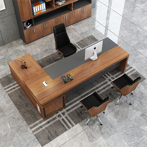 Boss desk and chair combination simple modern president desk office furniture new Chinese desk