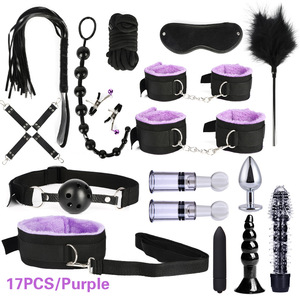 Erotic Handcuffs Nipple Clamps Gag Whip Rope <strong>Bondage</strong> Gear Sex Toys for Couples BDSM Sex <strong>Bondage</strong> <strong>Set</strong> - Product Image 3