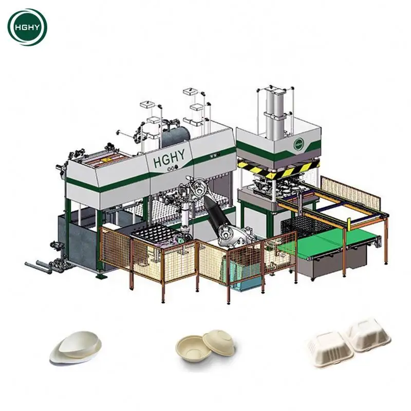 pulp molding machine sugar cane bagasse pulp machine for factory