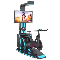 Jeu de sport chaud 9D VR simulateur de vélo d'exercice aire de jeux intérieure réalité virtuelle Machine de fitness
