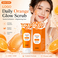 Gel exfoliant enzymatique à la vitamine C et à l'orange pour le visage et le corps – Éliminateur de peaux mortes, éclaircissant et hydratant – Fournisseur d'usine