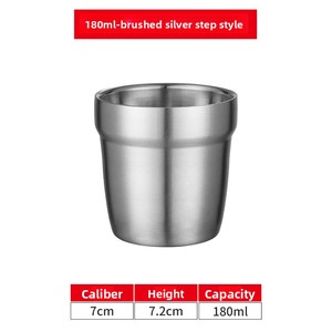 Vaso de Acero Inoxidable 304 Estilo Coreano, Doble Capa, Aislado al Vacío, para Bebidas Frías, Agua, Cerveza, Té - Product Image 6