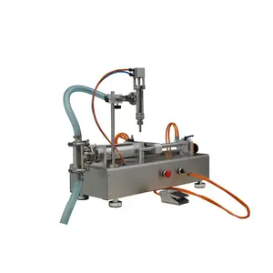 (Free shipping) Full Pneumatic Beverage Filling Machine without Electricity (oil dosing machine, water dosing machine)