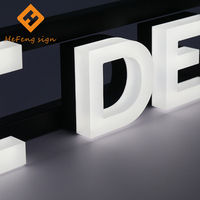 Enseigne de lettre de canal en acier inoxydable 3D faite pour cartier frontlit sign for shop