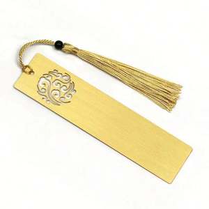 ที่คั่นหนังสือโลหะรูปดอกไม้พร้อมพู่ห้อย ของขวัญสุดหรูสำหรับคนรักหนังสือ - Product Image 3