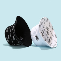 Thug Life Fashion Design Pêcheur Seau Chapeau Personnalisé Brodé Réversible Chapeau Bob
