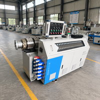 Extrudeuse de tuyaux coniques en HDPE/PVC/PP à double vis et contre-rotation Beilijia, rapport L/D 34:1, vitesse de vis 120 tr/min, puissance 13,3 kW