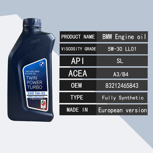 Garanzia di Qualità Olio Motore Completamente Sintetico per Auto SL <span class=keywords><strong>5W30</strong></span> A3/B4 Versione Europea 1 Litro 83212465843 per BMW LL01 - Product Image 6
