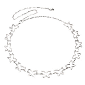 Chaîne de taille papillon en alliage de zinc, boucle unique, chaîne de corps tendance pour femme, usage quotidien - Product Image 5