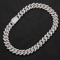Chaîne en laiton de 20mm, mode Hiphop de haute qualité, bracelets cubains en or avec bijoux