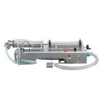 Machine de remplissage semi-automatique pneumatique à piston pour liquides, 1-2 buses, pour huile, shampoing, jus, sauces, cosmétiques, aliments, eau